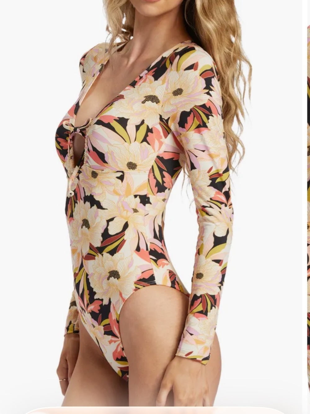 NWT Billabong XL(14) Dream State Bodysuit in gorgeous print. SPF 50 - Picture 2 of 7